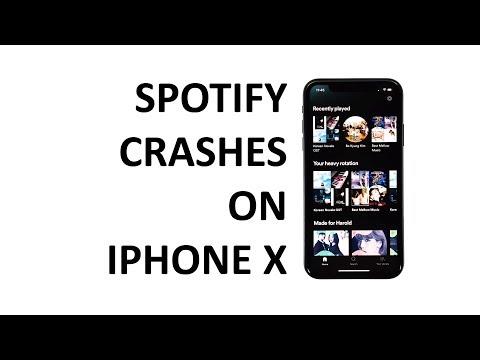 Spotify phone app crashing iphone